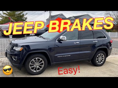 JEEP GRAND CHEROKEE BRAKE REPLACEMENT - How to Replace Brake Pads and Rotors on a Grand Cherokee.
