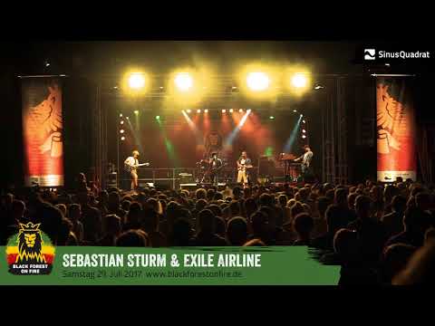 Sebastian Sturm & Exile Airline beim Black Forest on Fire Reggae Festival 2017 in Berghaupten