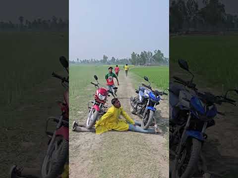 The boys fled on their motorcycle.4561#funny