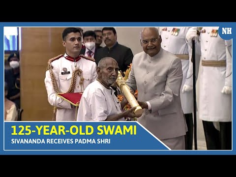 125-year-old yoga guru Swami Sivananda receives Padma Shri with heartwarming gesture