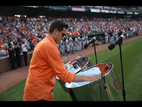 John Patti performs the National Anthem- Oriole Park at Camden Yards