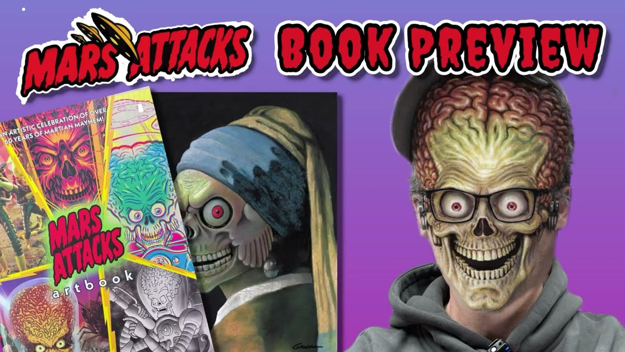 Mars Attacks Art Book By Printed In Blood Featuring My Artwork - Kevin Graham 
