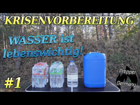 Krisenvorsorge #1 WASSER ist lebensnotwendig! Trinkwasser, Hygiene, Kochen - Tipps für den Blackout