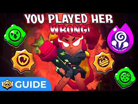 How to play Mandy Correctly | #brawlstars Mandy Full Guide, Build, Tips and Trick