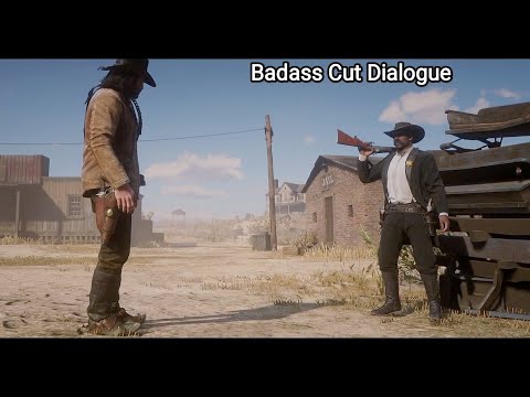 Sheriff Freeman's Cut Dialogue Of Arthur In Tumbleweed (Cut Voice Lines) - RDR2