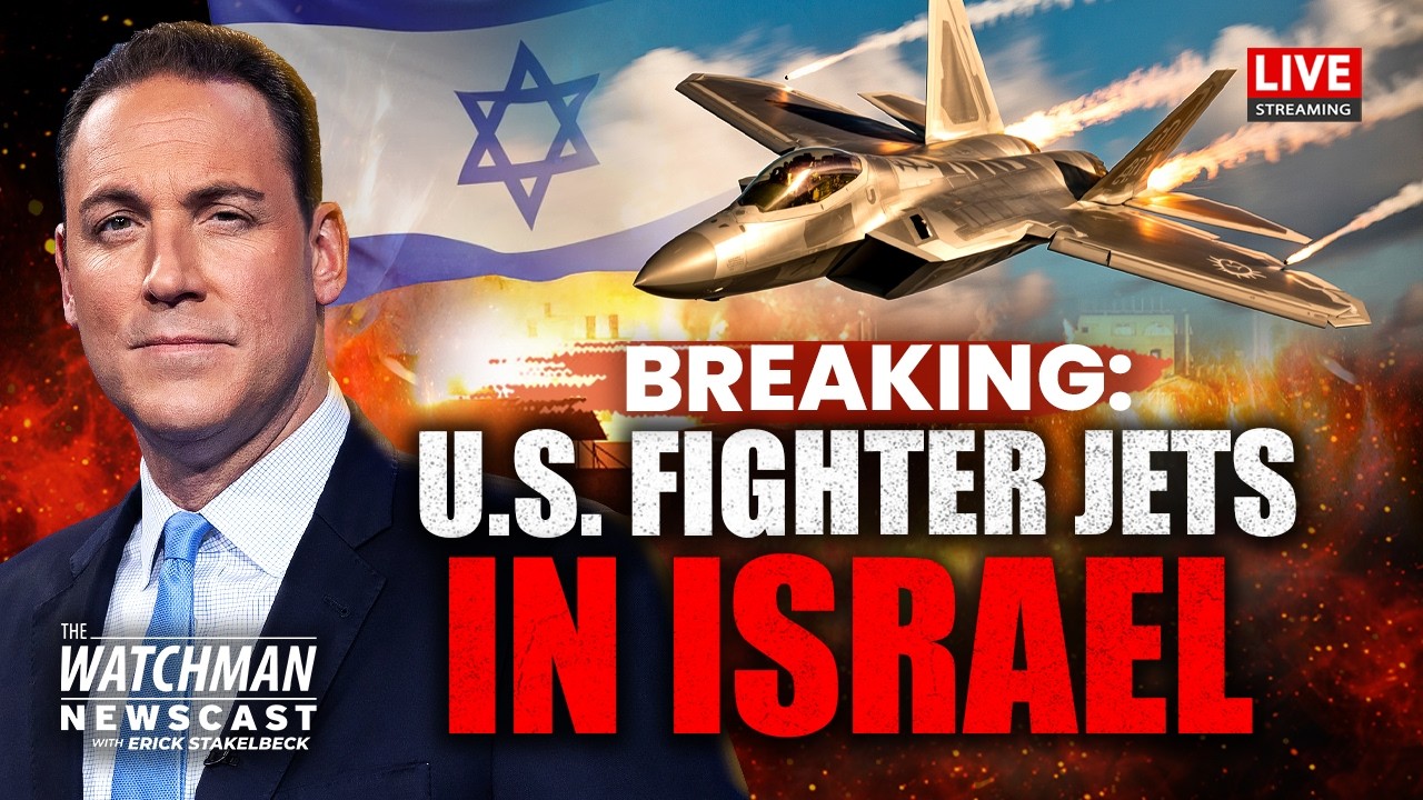 U.S. F-22 Fighter Jets in Israel as MASSIVE Iran Strike Looms | Watchman Newscast LIVE
