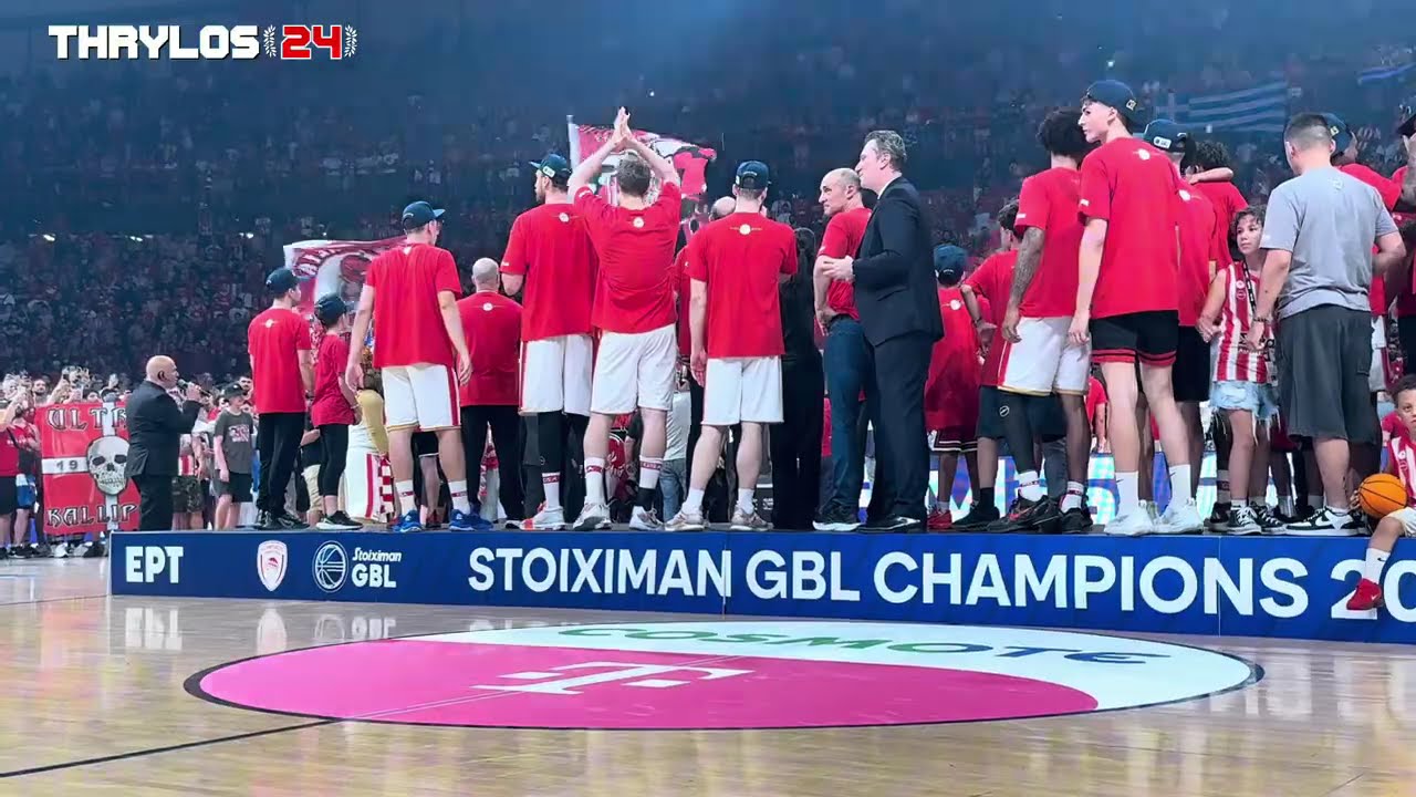 Ολυμπιακός – Παναθηναϊκός: Ήταν δίκαιο και έγινε πράξη, Πρωταθλητής Ελλάδας 2024-25!