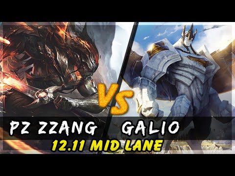 Pz Zzang - Yasuo vs Galio MID Patch 12.11 - Yasuo Gameplay