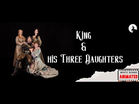 The king And Three Daughters | Animated story | White board animation.