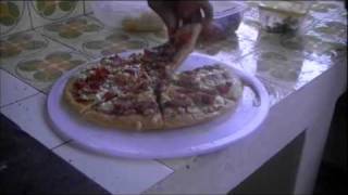 preview picture of video 'Celebrity Pizza (Sakumono, Ghana - May 2010) - Wood Oven Pizza'