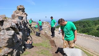 preview picture of video 'Bornholm, Hammershus castle – report from the expedition'