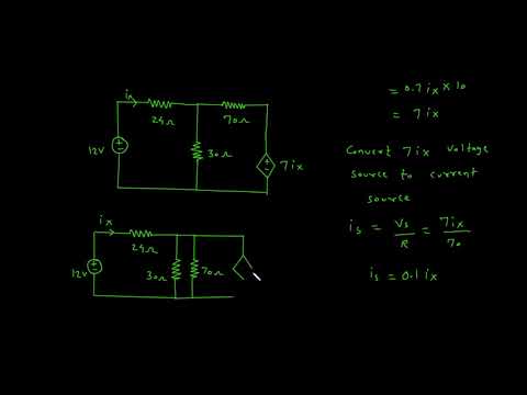 Source transformation 10 | Electrical Engineering