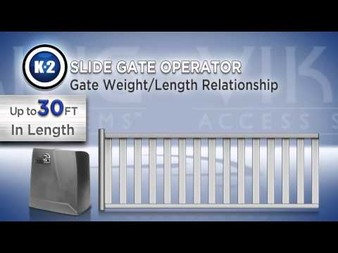 K-2 Slide Gate Operator
