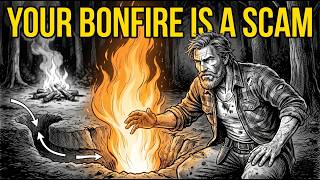 This $0 Underground Pit Burns HOTTER Than Any Bonfire (Fire Physics Explained)