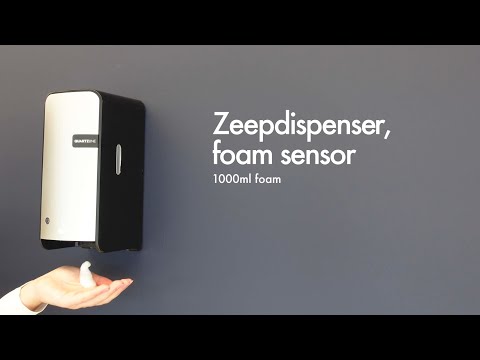 Zeepdispenser QuartzLine Q20 zeepschuim sensor 1000ml zwart 441254