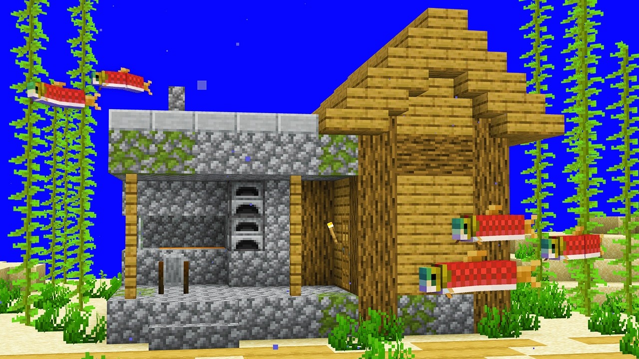 I Made Everything Underwater In Minecraft