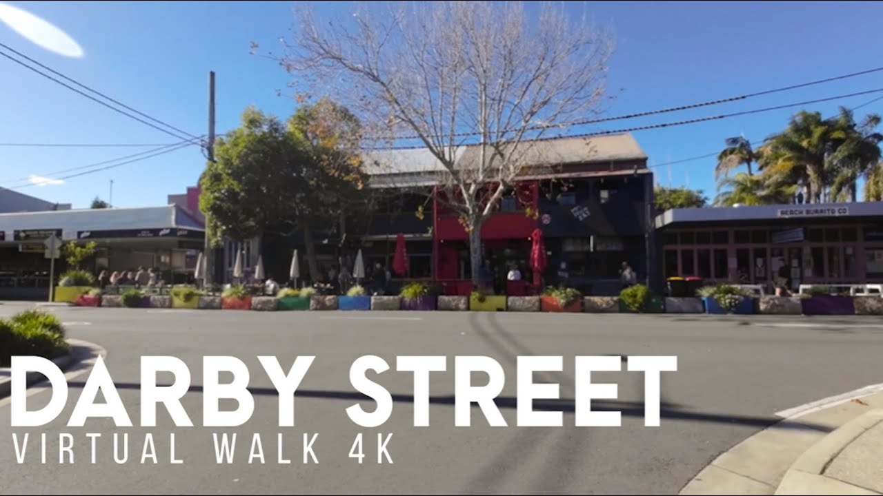 Wander through Darby Street at street level, capturing its essence in real time.