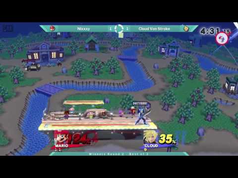 SOS32 WR2 - Nixxxy (Mewtwo/Mario) vs Cloud von Stroke (Cloud) part 2