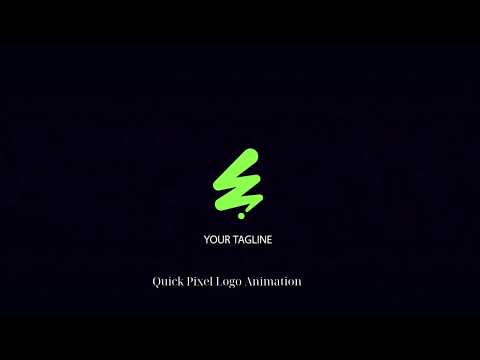 Quick Pixel Logo Animation