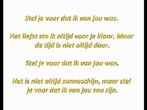 Yes R ft  Keizer & Brownie dutch   Als ik van jou was lyrics