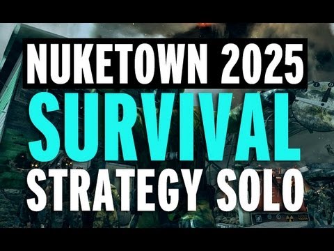 Black Ops 2: Zombies - Nuketown Survival Strategy Solo - Part 1