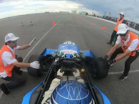 Formula SAE Japan 2025 | Auto X Record Lap Onboard | N.I.T Formula Project