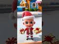 Knock Knock Baby Santa Surprise BabySanta ChristmasKids KidsShorts HolidayFun