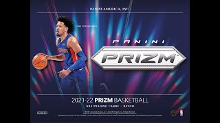 Tsui~2021-22 Panini Prizm Basketball Retail Box Br