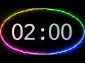 2 min COUNTDOWN TIMER ( v 638 ) TIMER with sound  music 4k