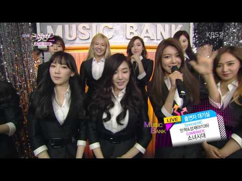 [HD] 140307 SNSD Waiting Room Interview @ Mubank