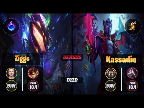 Jankos ZIGGS (Mid) [Arcane Comet] VS KASSADIN - Challenger EUW Patch 10.4