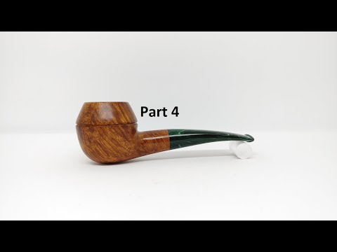 Handcrafted pipe Rhodesian processing steps part 4