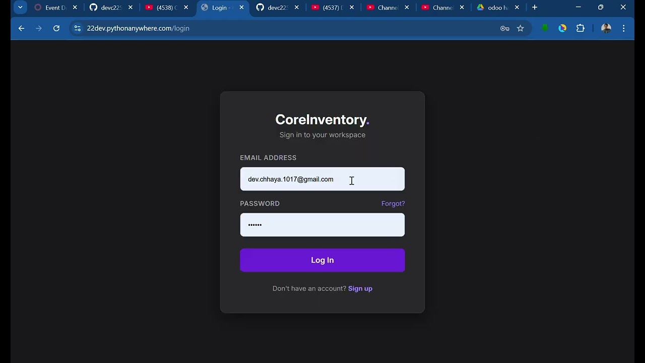 Odoo Hackathon Problem Statement Virtual Round Core Inventory 26