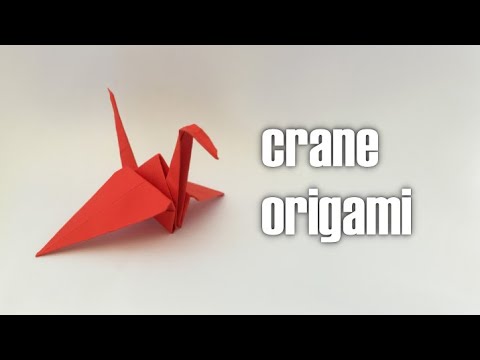How to make a paper crane bird