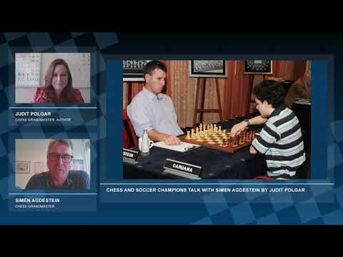 Chess and Soccer Champions Talk with Simen Agdestein by Judit Polgar 2020