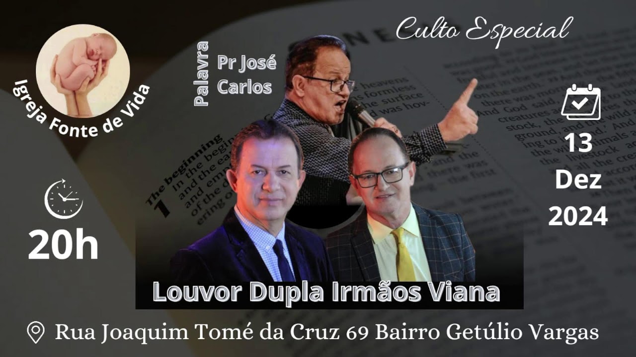 Debaixo da Promessa de Deus| 07| 12| 24|| João Alberto | Mauro Celso| Sérgio Amaral