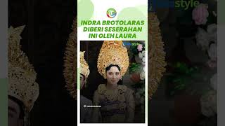 Gunakan Pernikahan Adat Bali, Laura Theux Beri Indra Brotolaras Seserahan Ini
