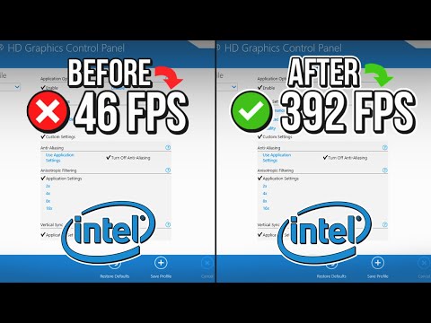 🔧 INTEL HD GRAPHICS: BEST SETTINGS TO BOOST FPS FOR GAMING 🔥 | Optimize Intel HD Graphics ✔️