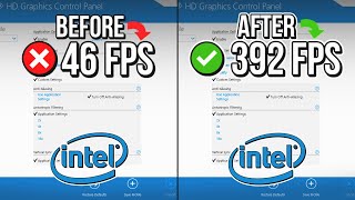 🔧 INTEL HD GRAPHICS: BEST SETTINGS TO BOOST FPS FOR GAMING 🔥 | Optimize Intel HD Graphics ✔️