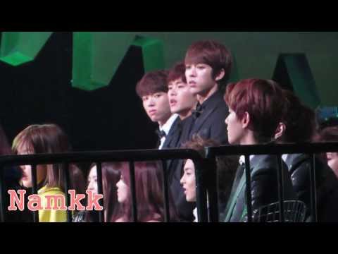 131122 MAMA INFINITE WATCHING BIGBANG PERFORMENCE