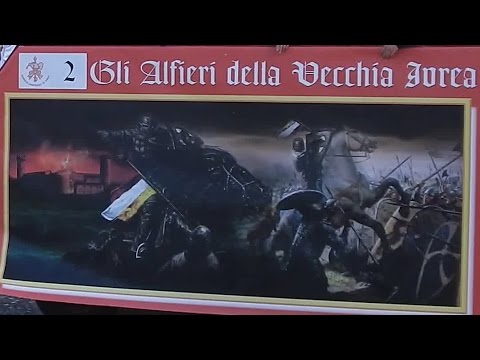 Alfieri Vecchia Ivrea carro da getto - Carnevale Ivrea 2015