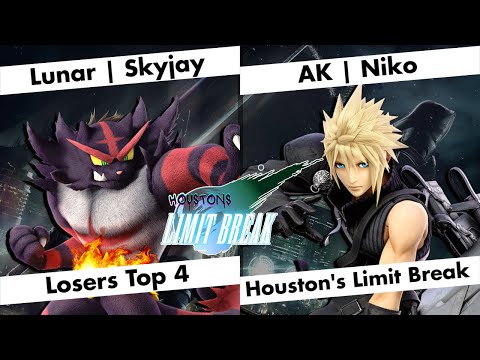 Lunar | Skyjay (Incineroar) vs AK | Niko (Cloud) - Losers Top 4 - Houston's Limit Break