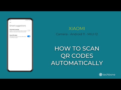 How to Scan QR codes automatically - Xiaomi Camera [Android 11 - MIUI 12]