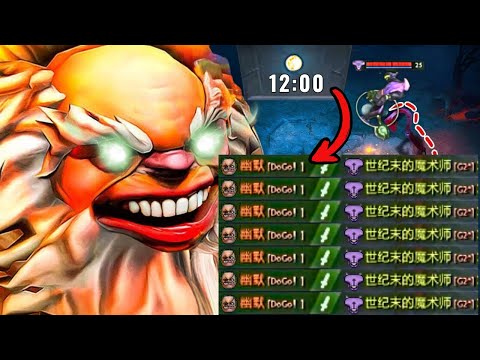 OMG Pudge 12Mins Aghanim Crushs 10K MMR Faceless Void x8 Times in Ranked