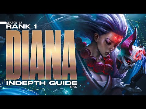 HOW TO PLAY DIANA MID IN SEASON 15 - FULL INDEPTH GUIDE