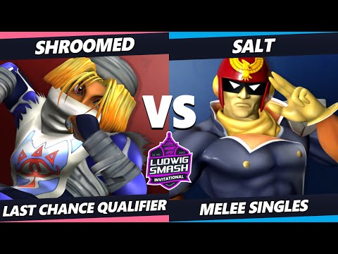 Ludwig Invitational - Salt (Captain Falcon) Vs. Shroomed (Sheik) SSBM Melee Tournament