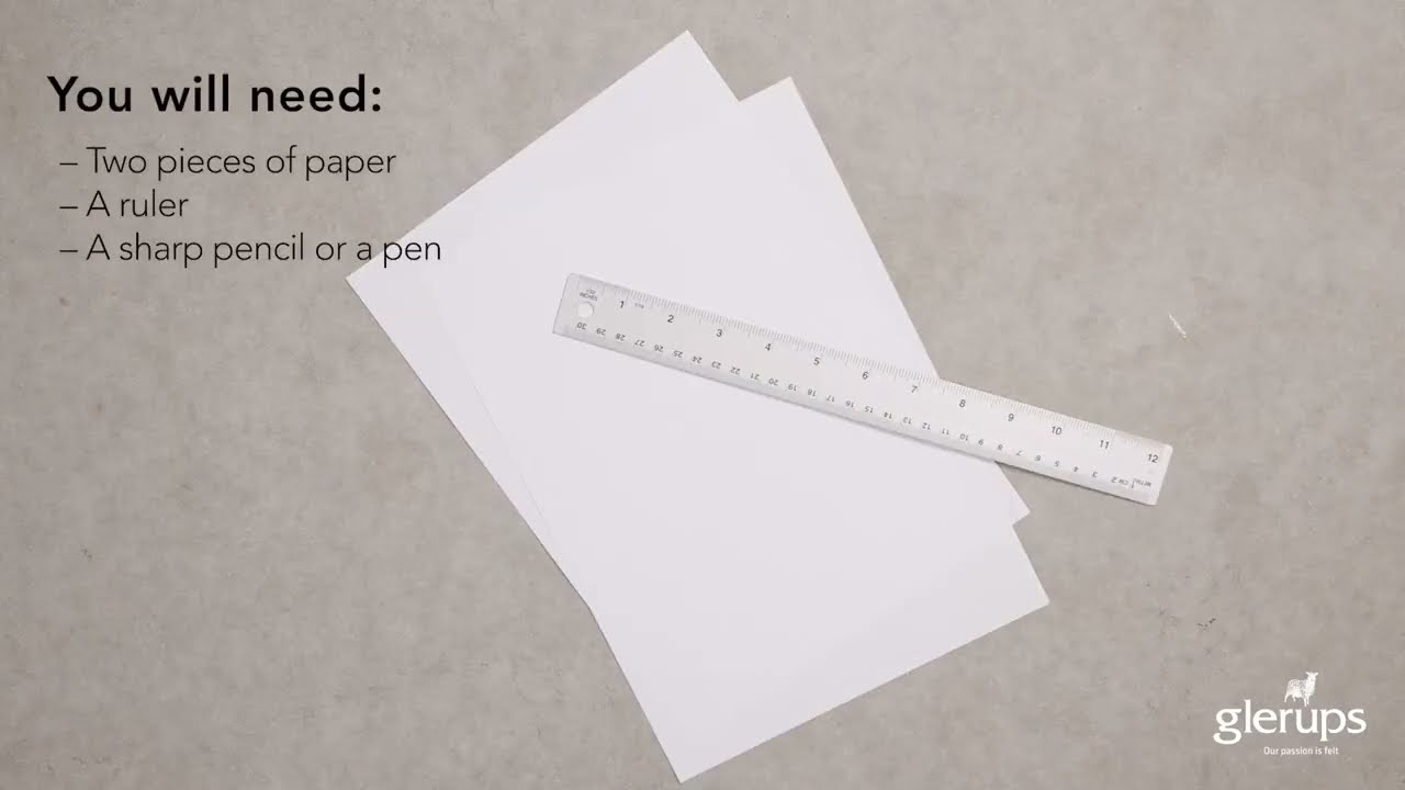 glerups | How to measure the length of your foot properly