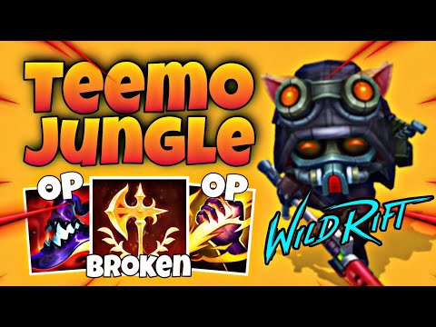 Teemo use CONQUEROR runes, BROKEN !!!!!! | Wild Rift Teemo Build & runes