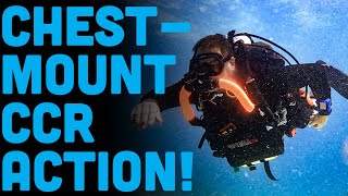 Chest Mounted Rebreather Dive! Choptima (O2ptima CM) Action!