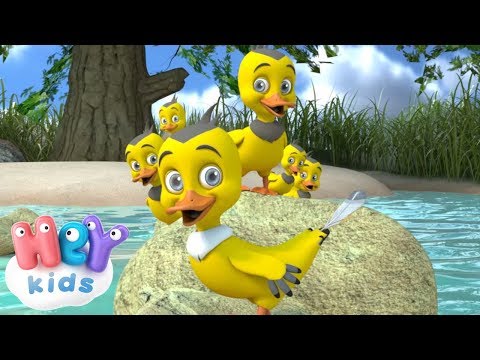 Hat Kicsi Kacsa 🦆 Gyerekdalok Magyarul | HeyKids
